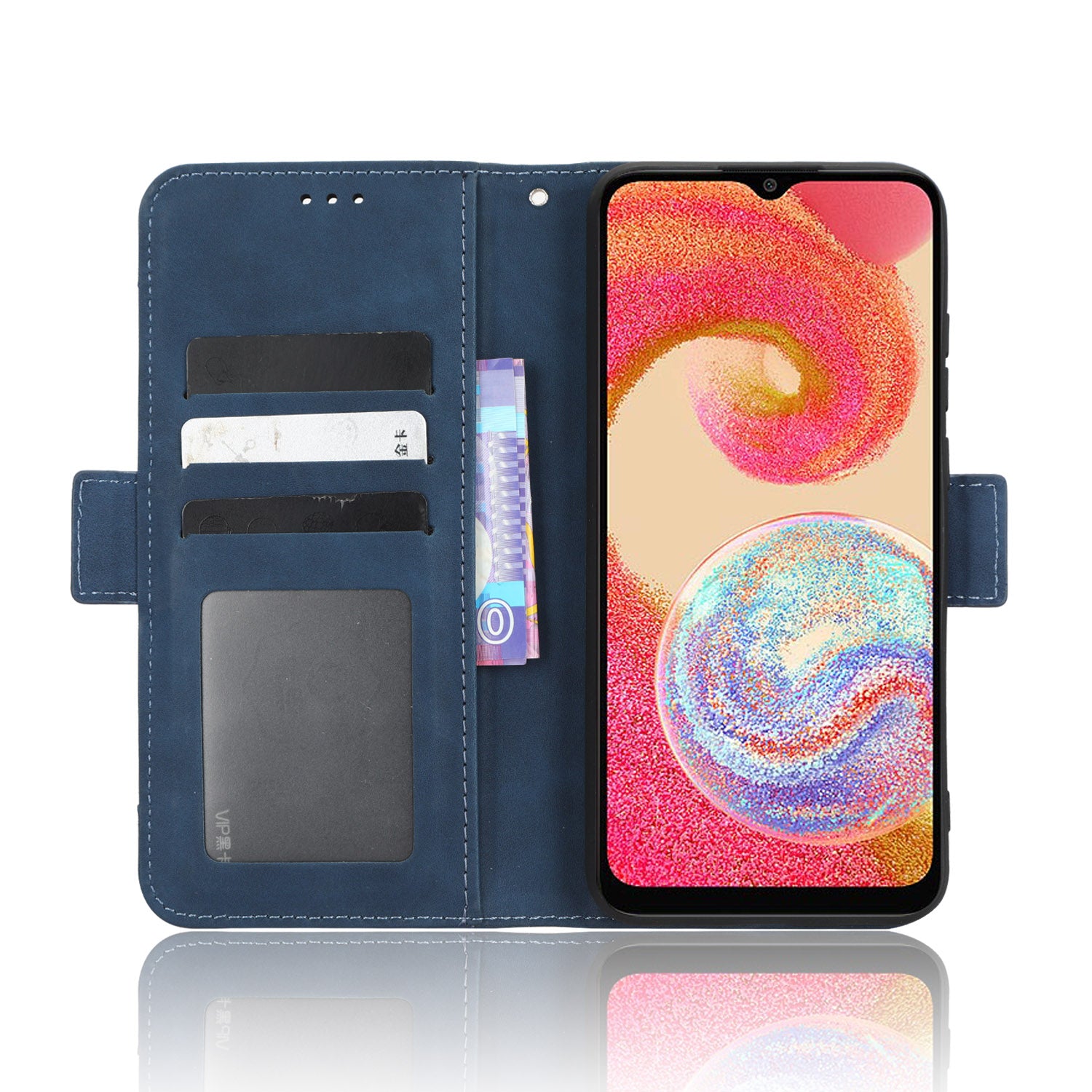 For Samsung Galaxy A04e 4G F04 4G M04 4G Full Protection PU Leather Phone Case Card Holder Magnetic Flip Cover Wallet Stand For Samsung Galaxy A04e 4G F04 4G M04 4G Full Protection PU Leather Phone Case Card Holder Magnetic Flip Cover Wallet Stand